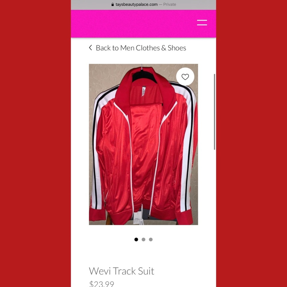 Red Wevi Jacket and Pants